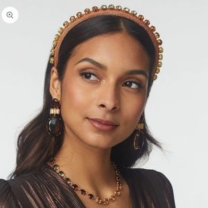 Lele Sadoughi Thin Crystal Headband